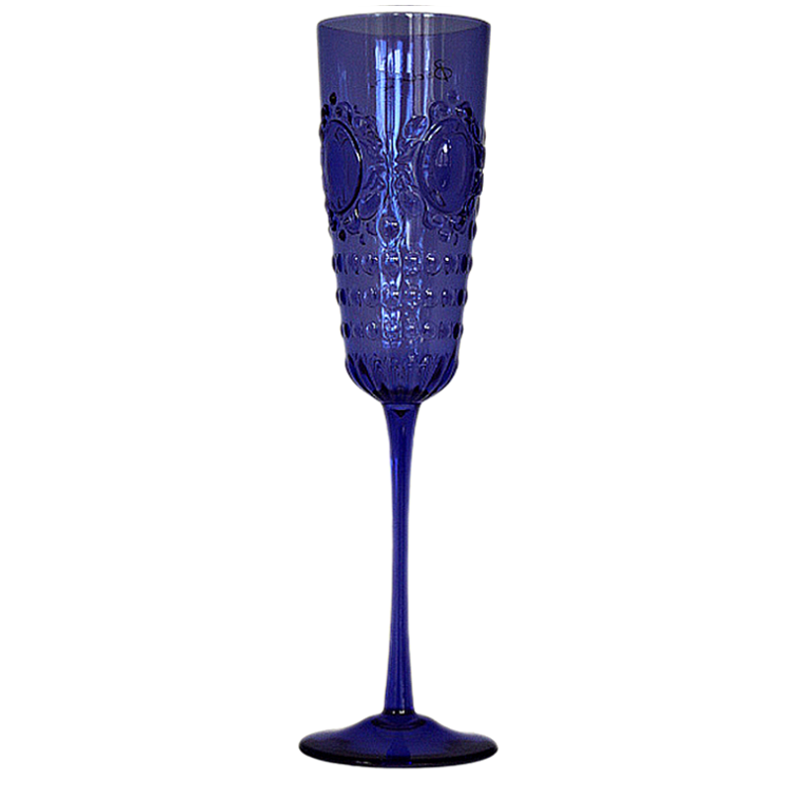 Baroque Acrylic Champagne Flutes