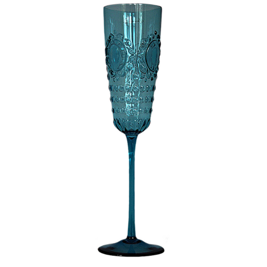 Baroque Acrylic Champagne Flutes