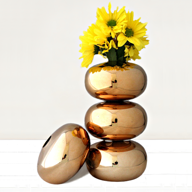 Gold Ceramic Vase