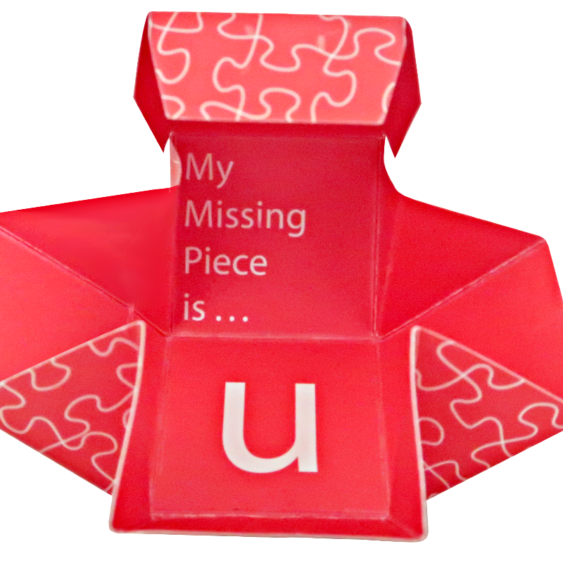 Quirky Jigsaw Puzzle Piece Candle