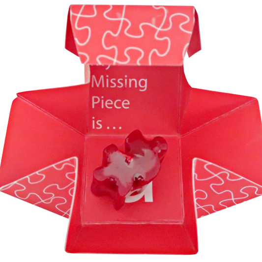 Quirky Jigsaw Puzzle Piece Candle