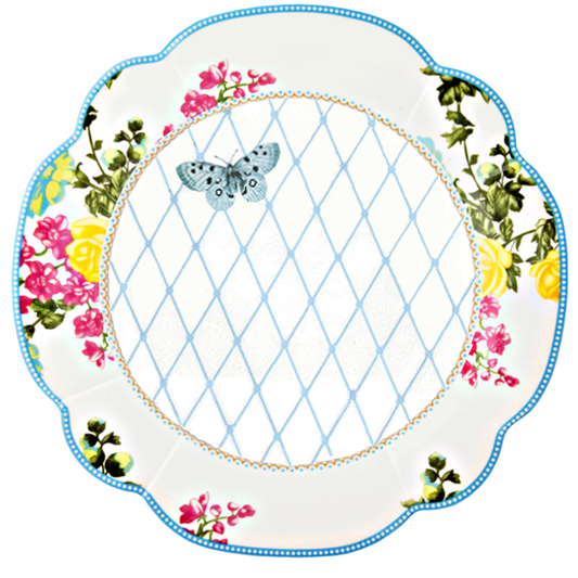 Spring Floral Porcelain Plates