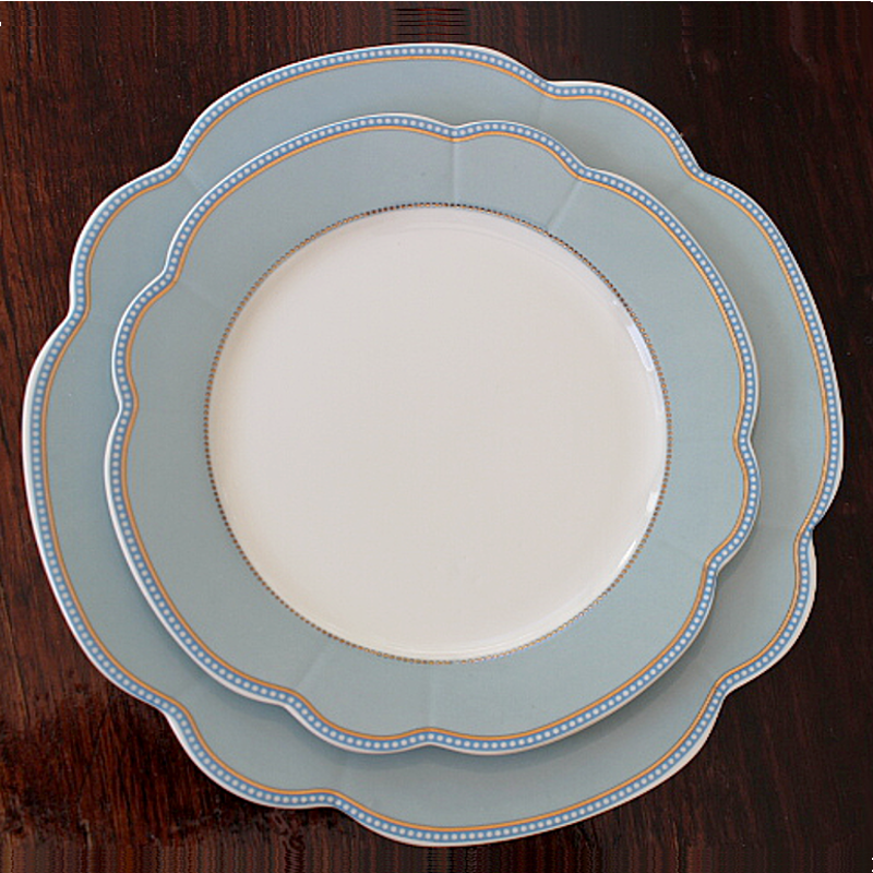 Spring Blue Porcelain Plates