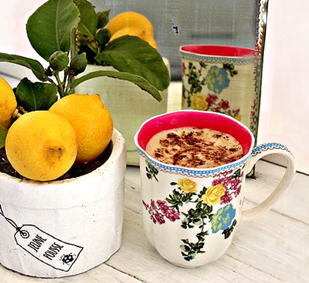 Spring Floral Porcelain Mug