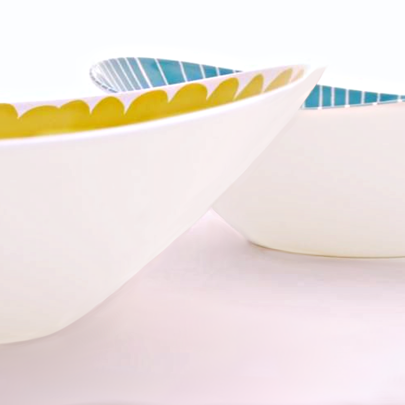 Retro Melamine Serving Bowl