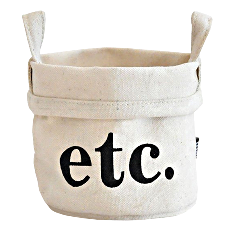 Small Canvas Bag - 'Etc'