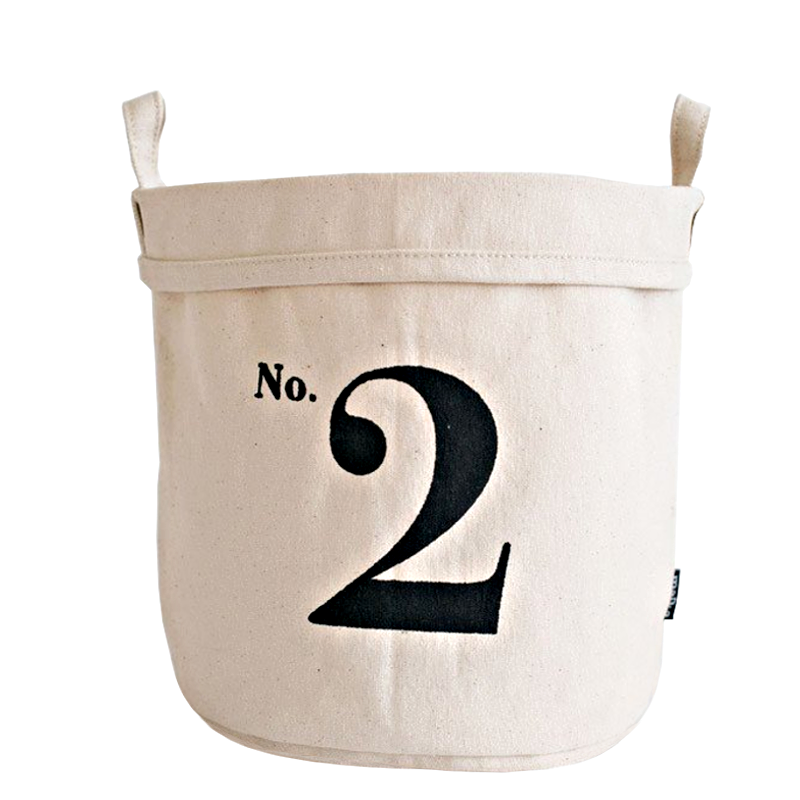 Small Canvas 'Numbers' Bags