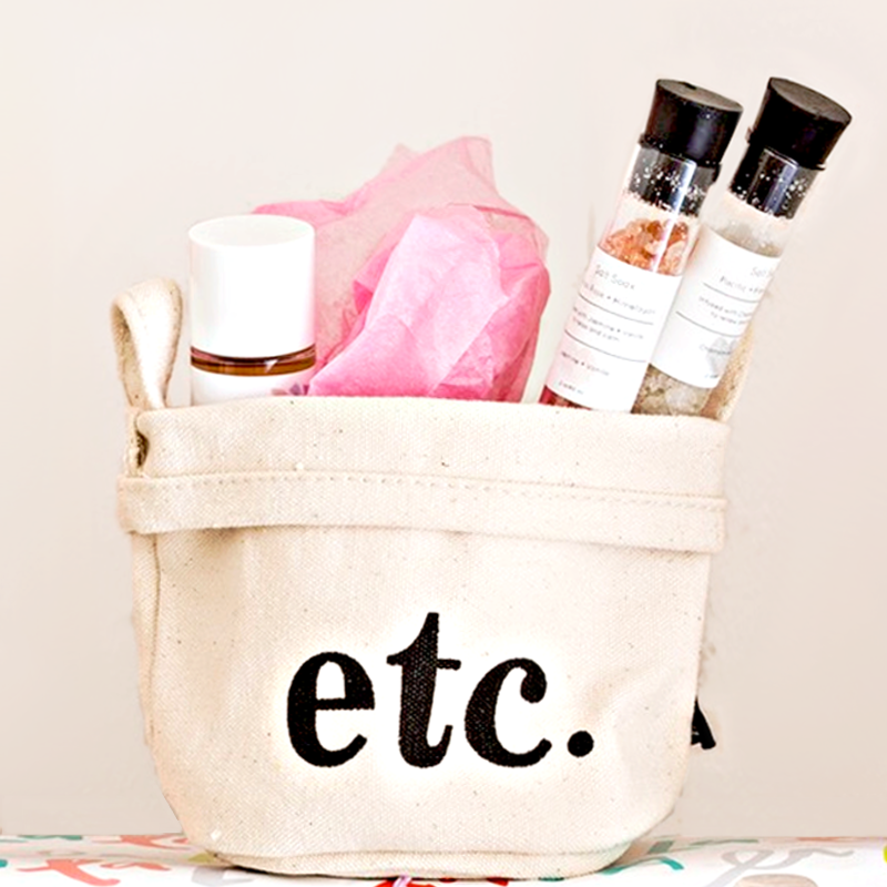 Small Canvas Bag - 'Etc'