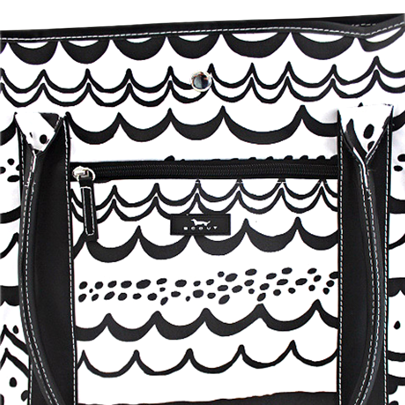 Bag oh Bag in Black + White Wave