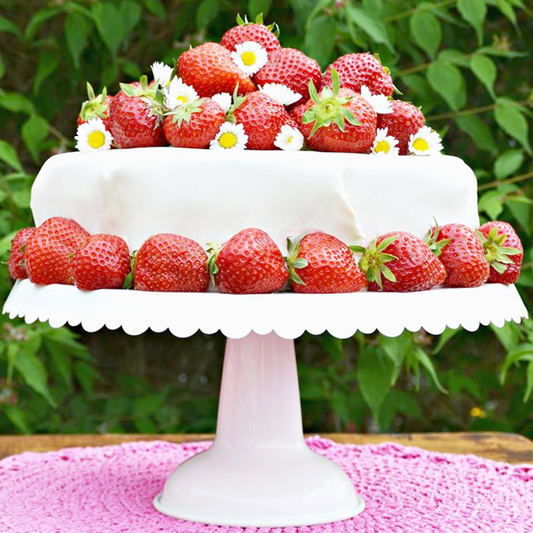 Ivory Tin Cake Stand