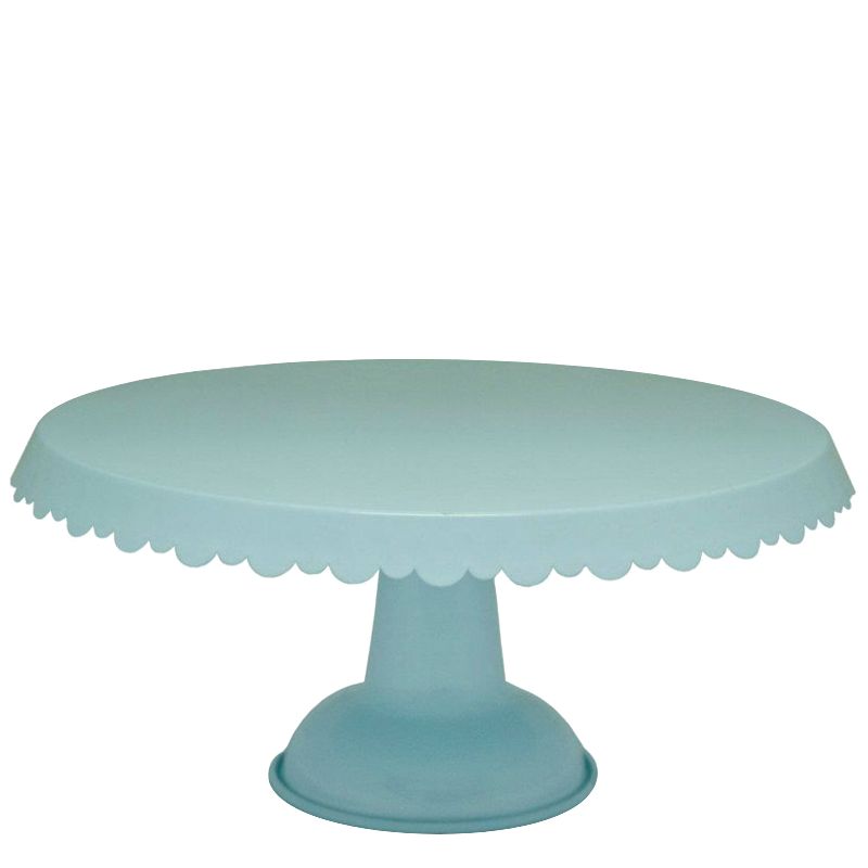 Painted Metal Cake Stand