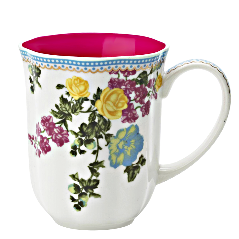 Spring Floral Porcelain Mug