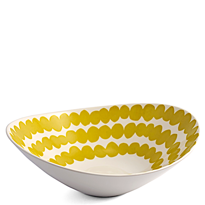 Retro Melamine Serving Bowl