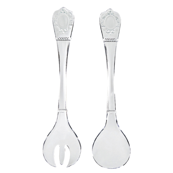 Baroque Acrylic Salad Servers