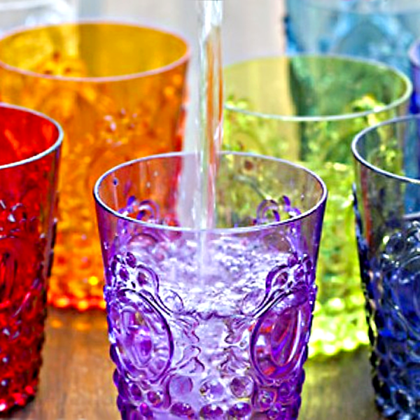 Baroque Acrylic Water Glasses - Image 3