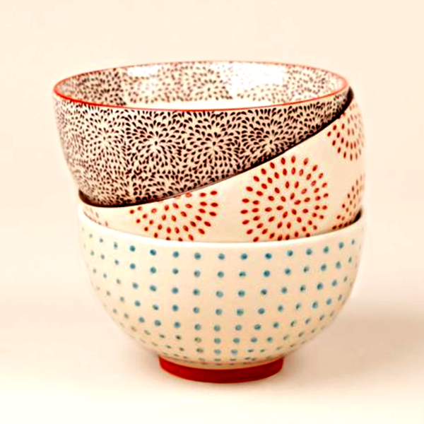 Decorative Hand Painted Bowls - Image 3