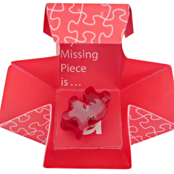 Quirky Jigsaw Puzzle Piece Candle - Image 2