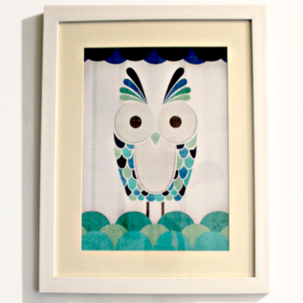 Framed Owl Giclee - Image 2