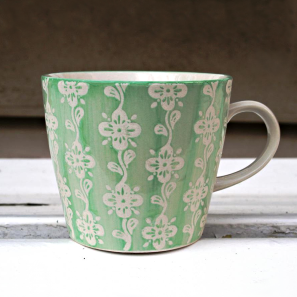 Boho Mugs in Green - Image 2