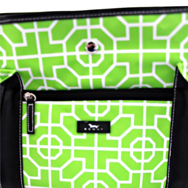 Bag oh Bag in Green Geometric - Image 3