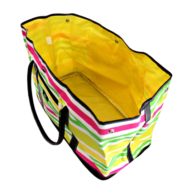 Bag oh Bag in Lime Stripe - Image 4