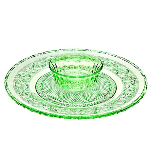 Glass Embossed Platters - Image 2