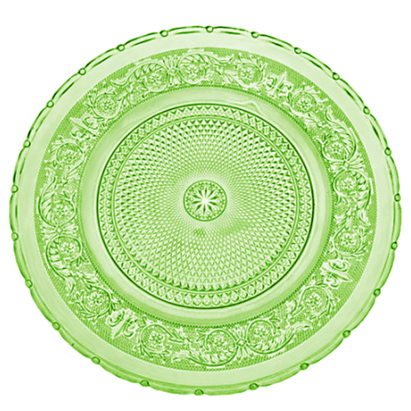 Glass Embossed Platters