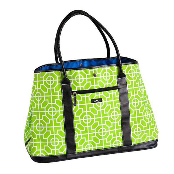 Bag oh Bag in Green Geometric - Image 5