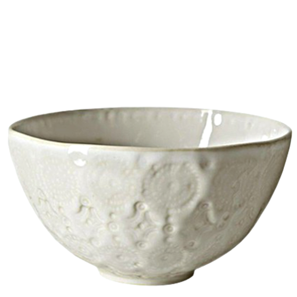 Rustic White Santa Fe Bowl