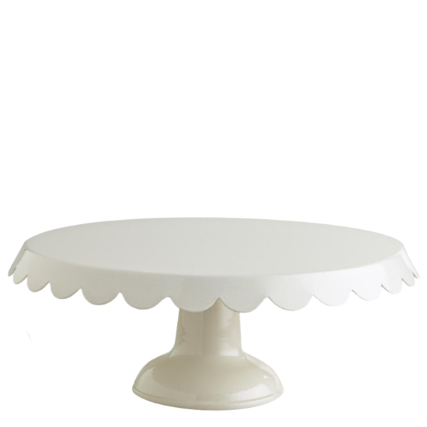 Ivory Tin Cake Stand